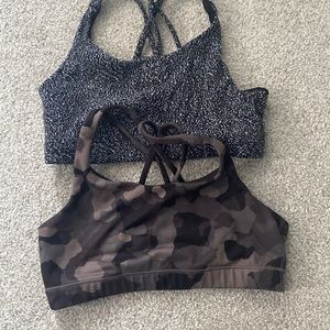 2 athleta girl sports bras like new